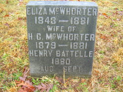  Eliza Florence <I>McWhorter</I> McWhorter