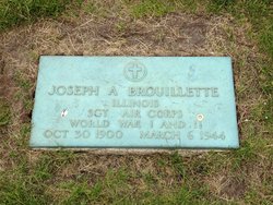 Sgt Joseph August Brouillette
