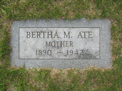  Bertha <I>Hoyt</I> Ate