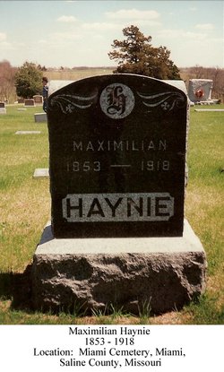 Maximilian Haynie (1853-1918)