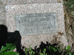 Ora Leon Schwabe (1894-1955) - Mémorial Find a Grave