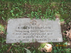 Pvt Robert Simpson