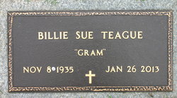  Billie Sue <I>Alexander</I> Teague