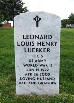  Leonard Louis  Henry Luebker