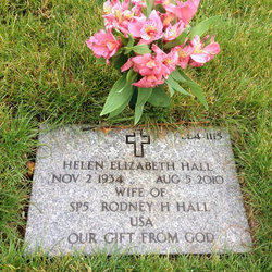  Helen Elizabeth <I>Stephens</I> Hall