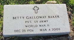Betty Galloway Baker (1924-2005)