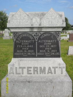  Catherine <I>Fogt</I> Altermatt