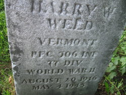 Pfc. Harry W. Weed