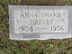  Anna <I>Shank</I> Harvey