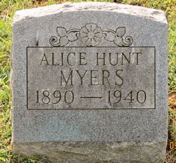  Alice Sarah <I>Hunt</I> Myers