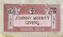  Johnny Merrit Givens