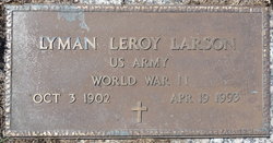  Lyman Leroy Larson