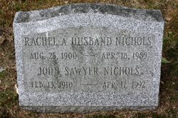  Rachel Alice <I>Husband</I> Nichols