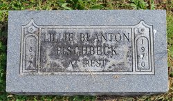  Lillie Louise <I>Blanton</I> Fischbeck