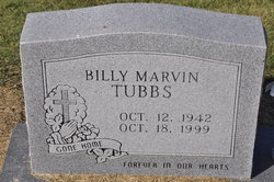 Billy Marvin Tubbs (1942-1999)