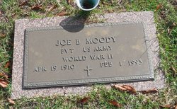 Pvt Joe Brown Moody (1910-1993)