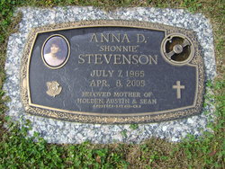  Anna D. “Shonnie” <I>Burse</I> Stevenson