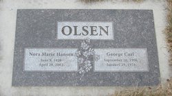  Nora Marie <I>Hansen</I> Olsen