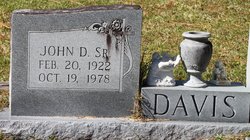 John David Davis Sr 1922 1978 Find A Grave Memorial
