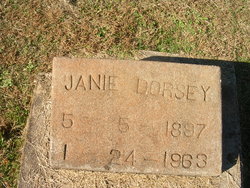  Janie Sanford Dorsey
