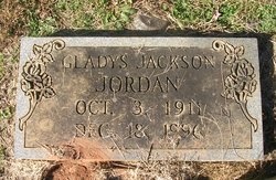  Gladys <I>Jackson</I> Jordan