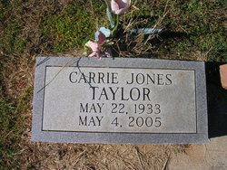  Carrie Louise “Lou” <I>Jones</I> Taylor