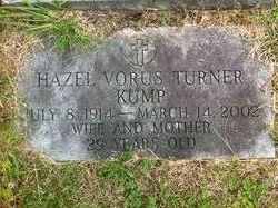  Hazel Vorus <I>Turner</I> Kump