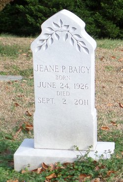  Jeane Graves <I>Pierce</I> Baicy