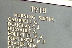 Nursing Sister Margaret Jane “Daisy” Fortescue