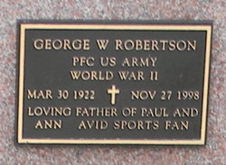  George Wilson Robertson