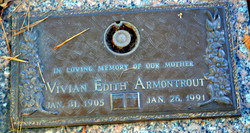  Vivian Edith “Mrs. Army” <I>Duckworth</I> Armontrout