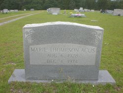  Marie <I>Thompson</I> Acus
