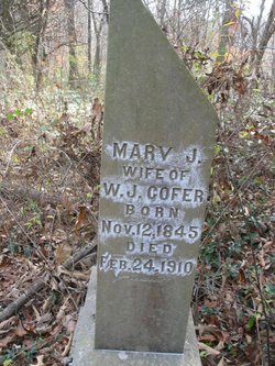  Mary Jane <I>Cooper</I> Cofer