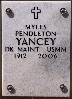  Myles Pendleton Yancey