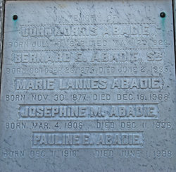  Josephine Marie Abadie