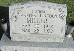  Martha <I>Lincoln</I> Miller