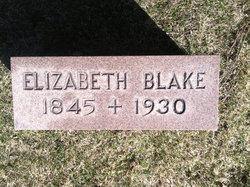  Elizabeth “Libbie” <I>Dilts</I> Blake