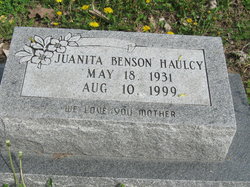  Juanita <I>Benson</I> Haulcy