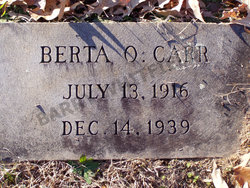  Berta O. Carr
