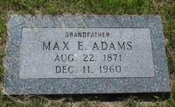 Max Edward Adams