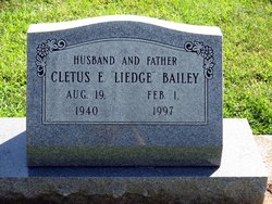  Cletus Elvedor “Liedge” Bailey Jr.