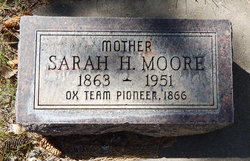  Sarah H. <I>Belcher</I> Moore