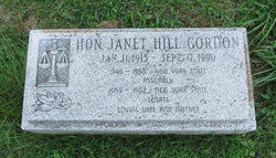  Janet H. <I>Hill</I> Gordon