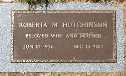 Roberta M. Farinsky Hutchinson (1936-2014)