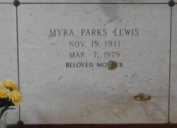  Myra <I>Parks</I> Lewis