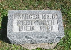  Frances <I>McD</I> Wentworth
