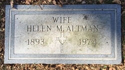  Helen <I>Mathews</I> Altman