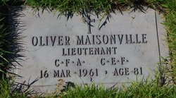 LT Francis Oliver Maisonville