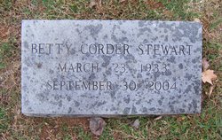 Betty Corder Stewart (1933-2004)