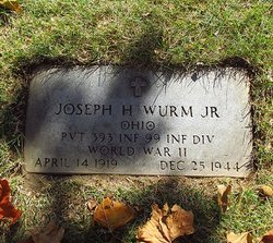 Pvt Joseph John Wurm Jr.